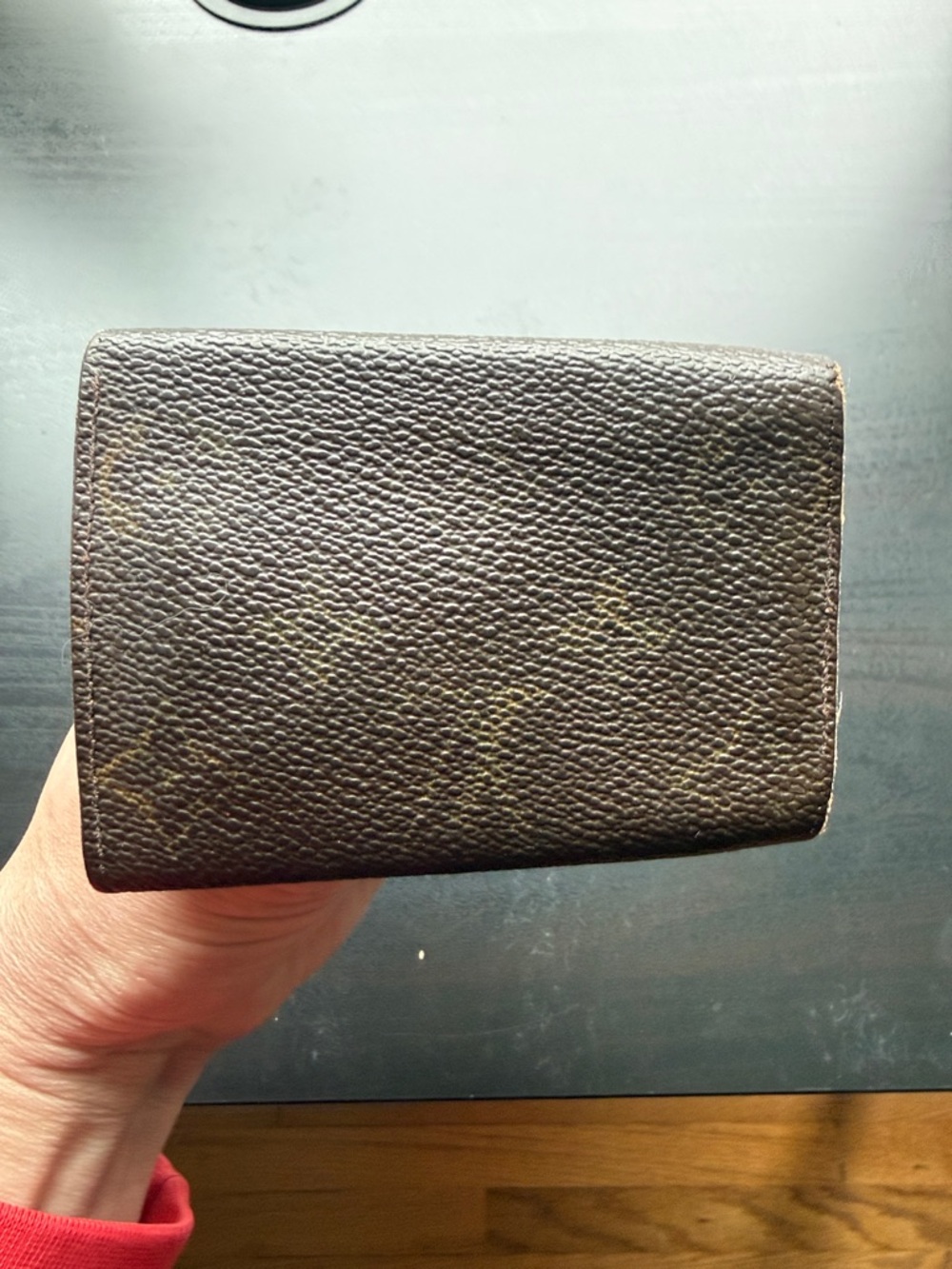 Louis Vuitton Brown Monogram Small Wallet with Gold Button key holder - Picture 8 of 11